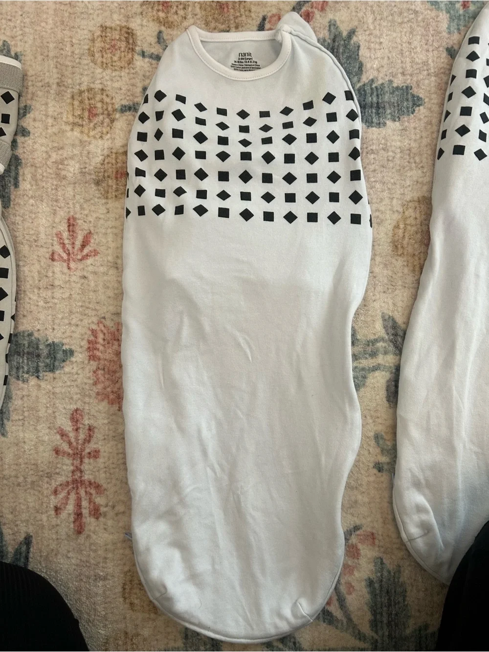 Bundle of 8 Nanit Swaddles, Onesie and Breathing Band